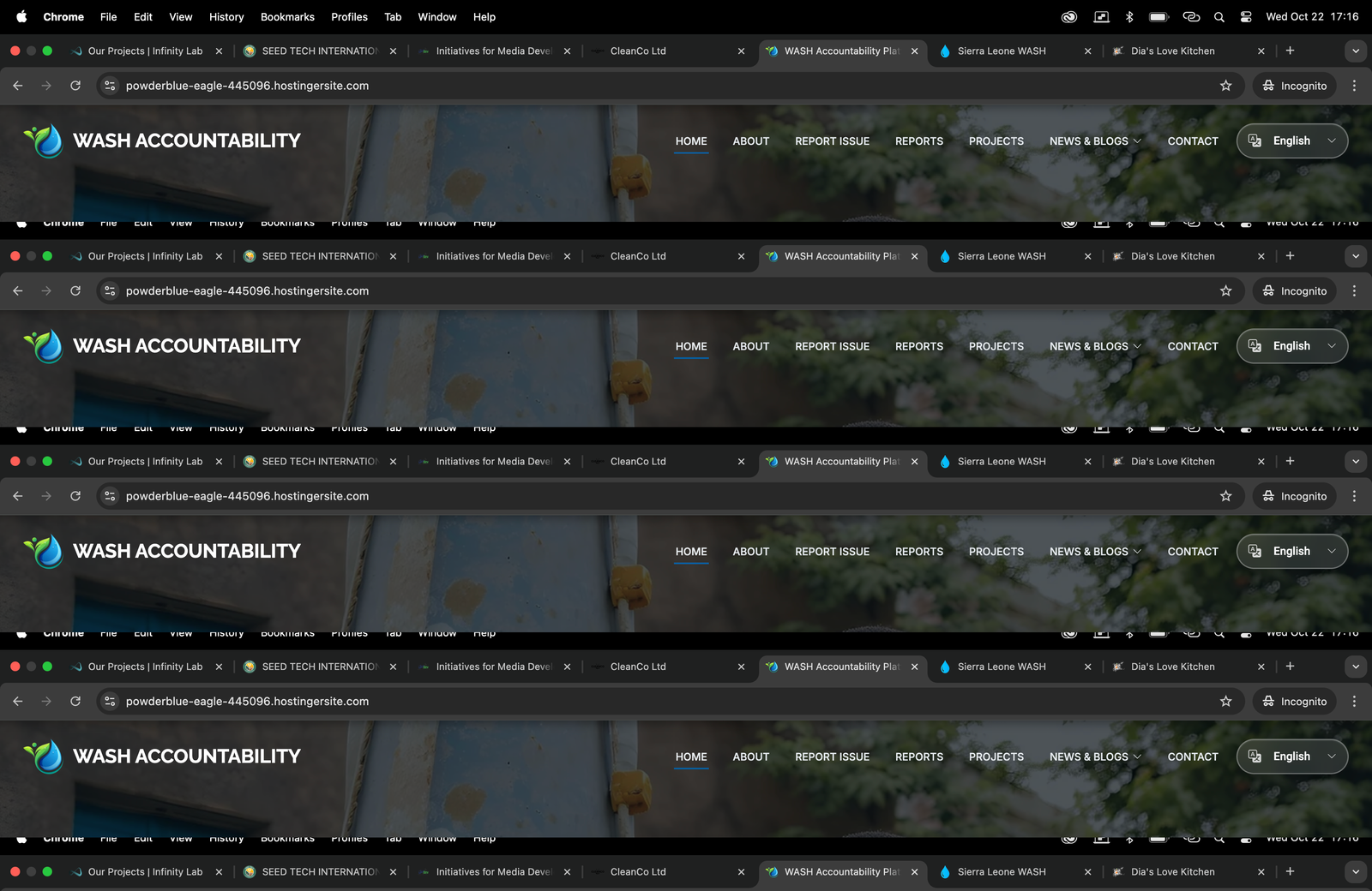 WASH Accountability Tracker